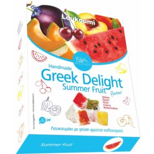 Grčki lokum – Ljetno voće (150g kutija)