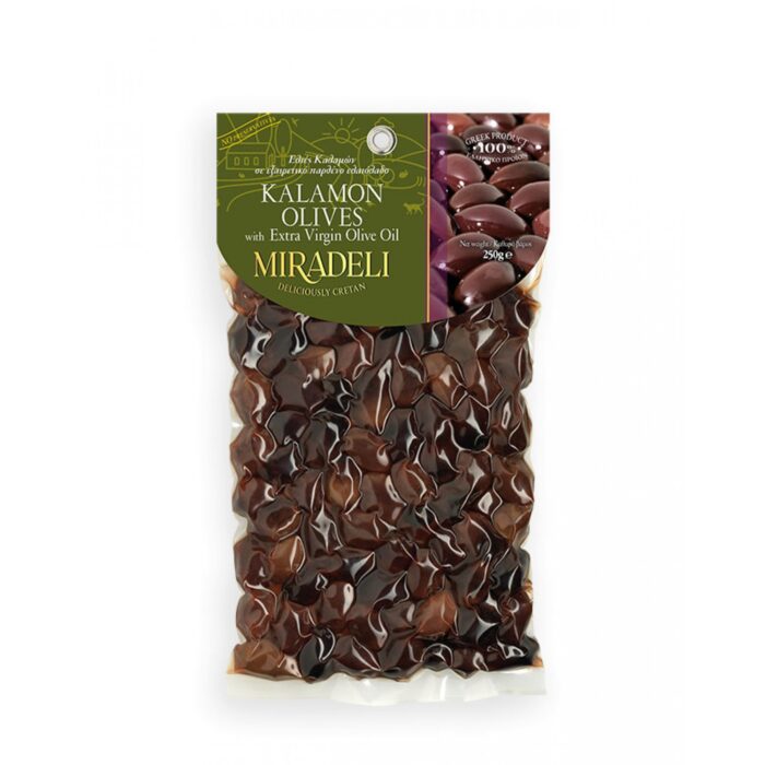 Crne Kalamata masline "Kalamon" – 250g (vakum pakovanje)